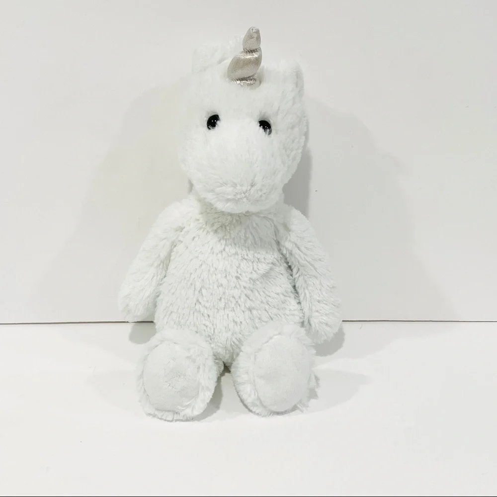 Aurora Cuddly Friends 12” White Unicorn Plush Stuffed Animal
